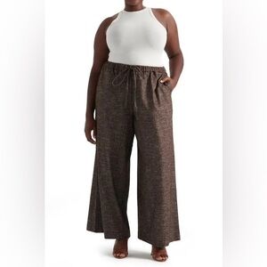 NWT PARI PASSU Wool Andy Pants -Coffee Women’s 16